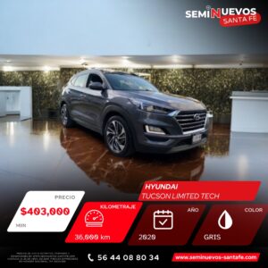 Hyundai Tucson Limited - 2020